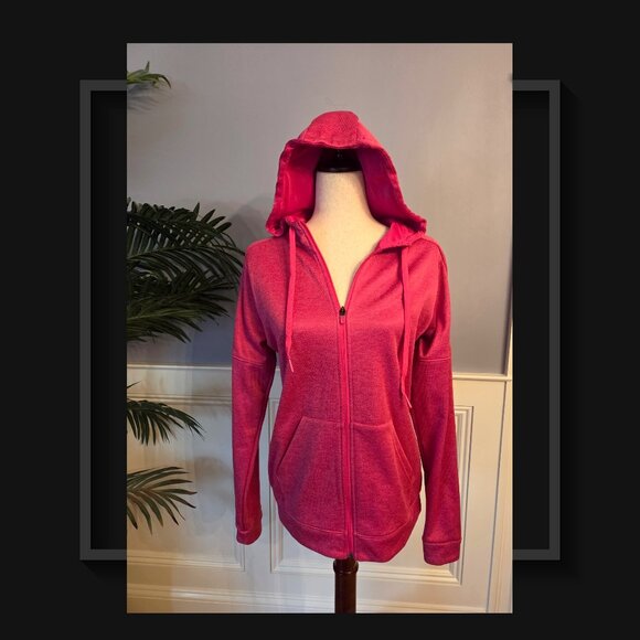 Adidas Full Zip Women's Climawarm Hooded Track Jacket - Picture 1 of 4